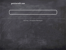 Tablet Screenshot of genisiscredit.com